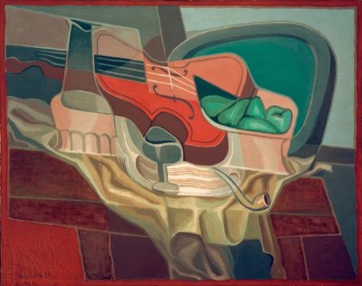 Nature morte (Table avec chaise) - Juan Gris